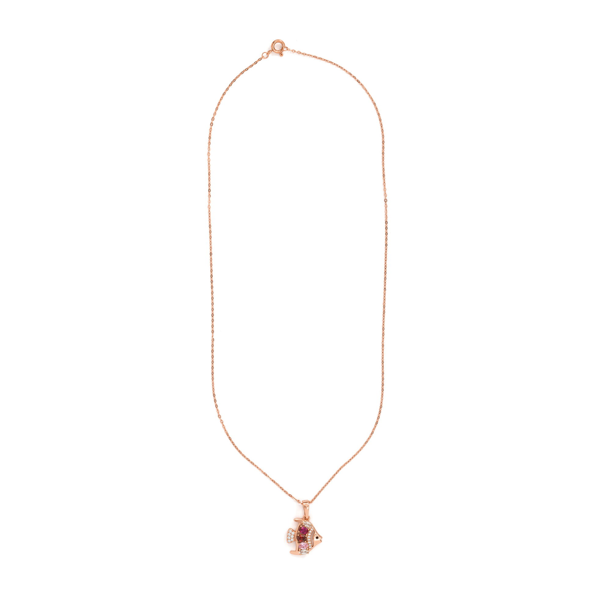 Collar Mahdas acabado oro rosa 18k
