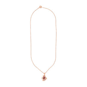 Collar Mahdas acabado oro rosa 18k