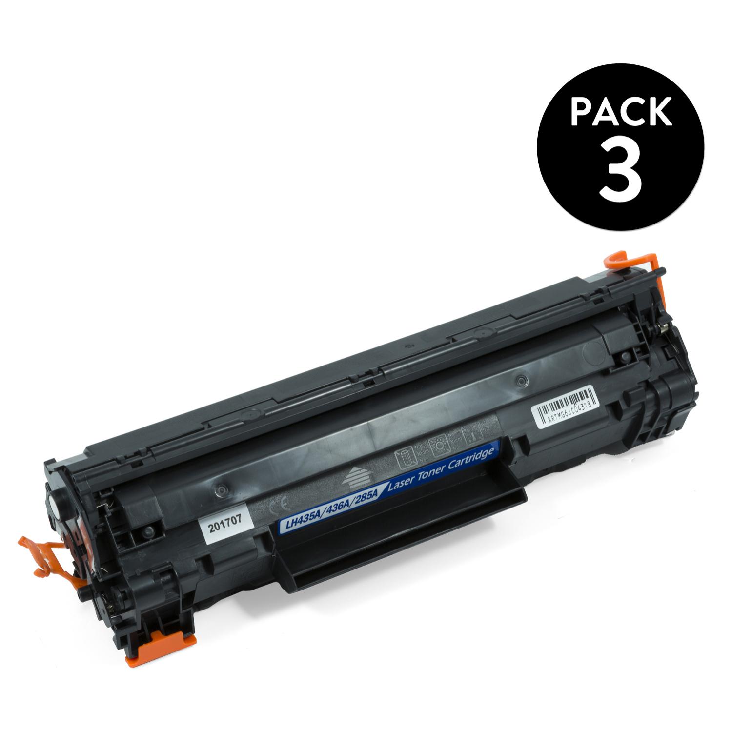 TONER GENERICO HP CB435A/CB436A/CE285 PACK 3