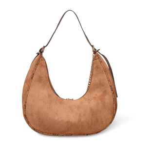 Borsa a spalla da donna - Modello Arcana Plus - Pelle vegana PU - 29.0 x 25.0 x 8.0 cm