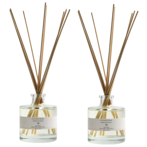 Set de 2 difusores mikado de 200ml aroma light peach scalpers