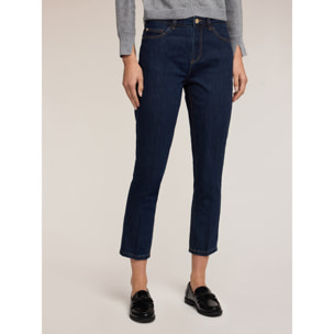 Motivi - Jeans carrot misto lyocell - Blu