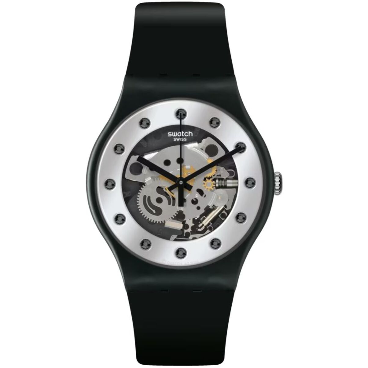 Reloj Swatch SUOZ147 Unisex Analogico Cuarzo con Correa de Plastico