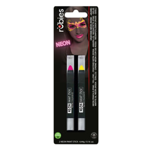 DÚO DE LÁPICES AMARILLO Y ROSA NEON