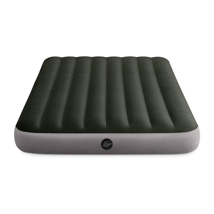 Intex Materasso Gonfiabile Dura-Beam Prestige Downy Piazza e Mezza con Pompa a Batteria, 137x191x25 cm