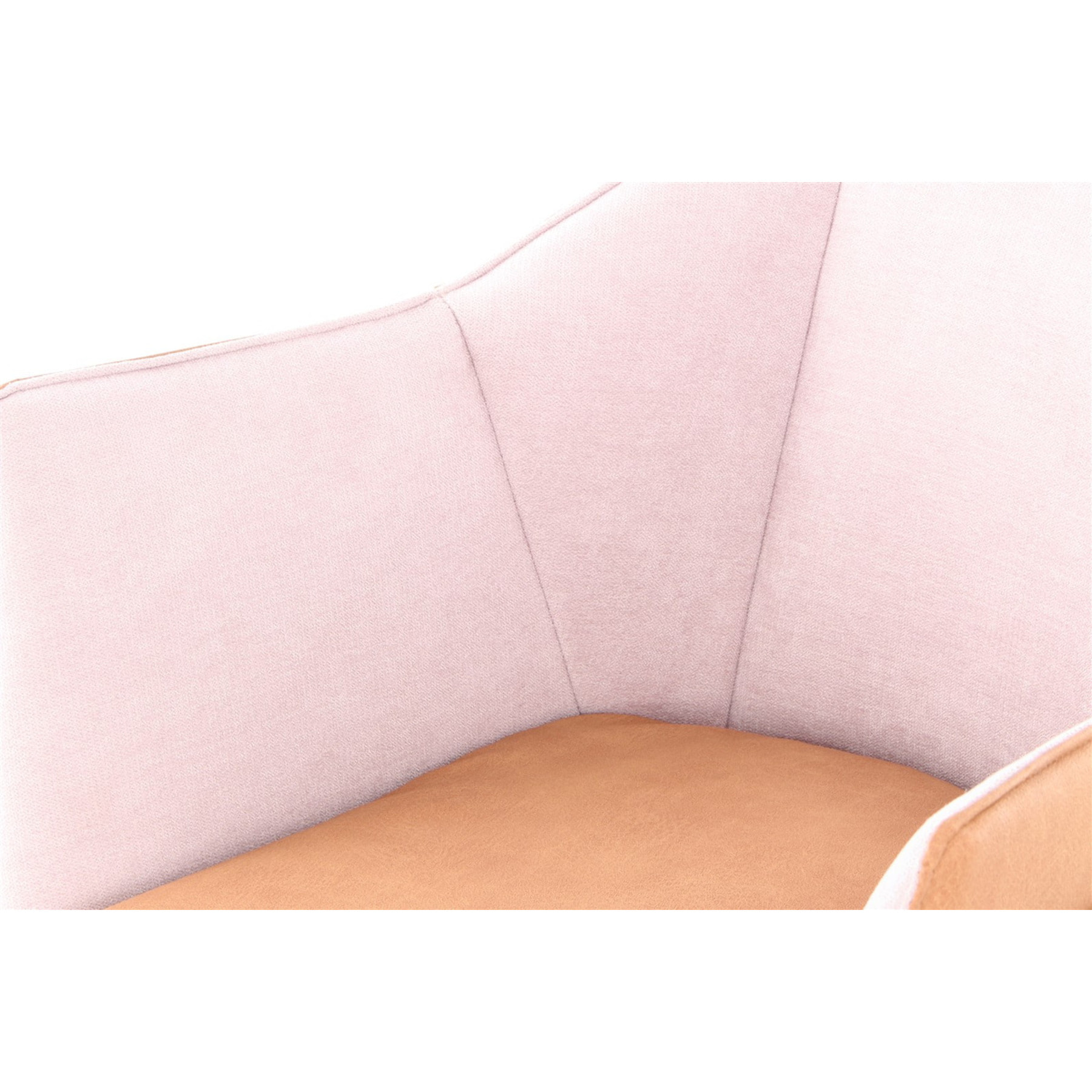 Poltroncina Lounge Marietta in Ecopelle e Metallo