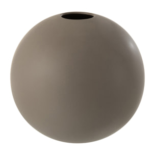 J-Line vase Boule - céramique - gris foncé - large - 22.5 cm de hauteur