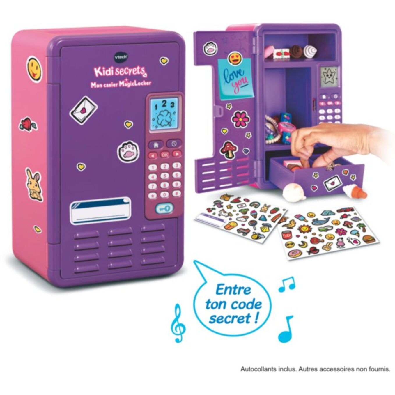 Jeu éducatif VTECH KidiSecrets-Mon casier MagicLocker rose