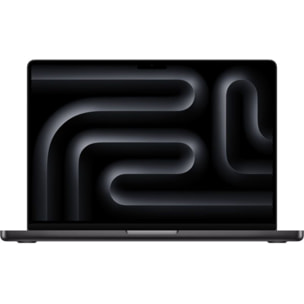Ordinateur Apple MACBOOK Pro 14" Puce M5 Pro CPU 15 / GPU 16 coeurs Mémoire RAM 24Go Stockage 1To SSD XDR Noir sidéral