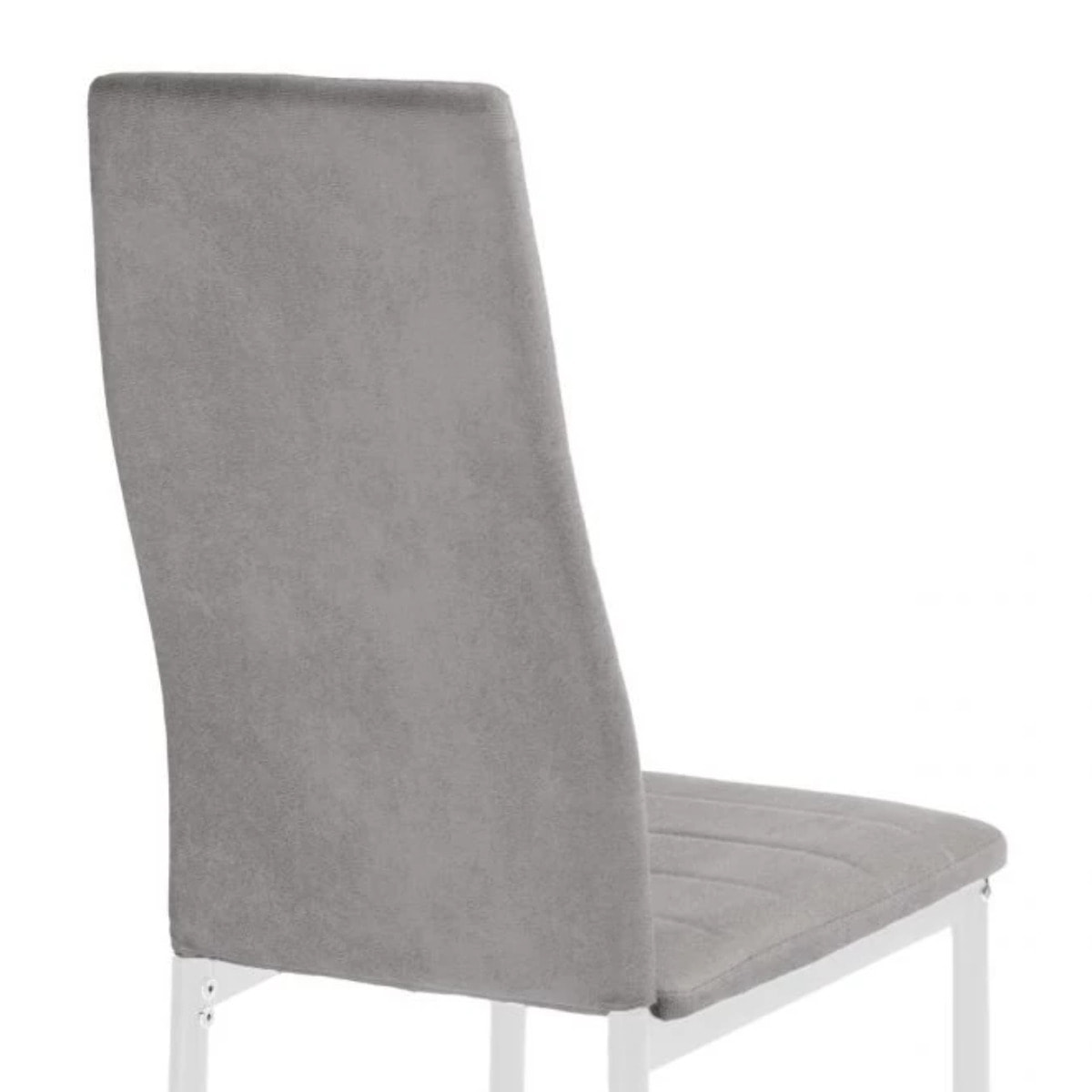 Pack 6 sillas de comedor Yuri Gris oscuro–Blanco