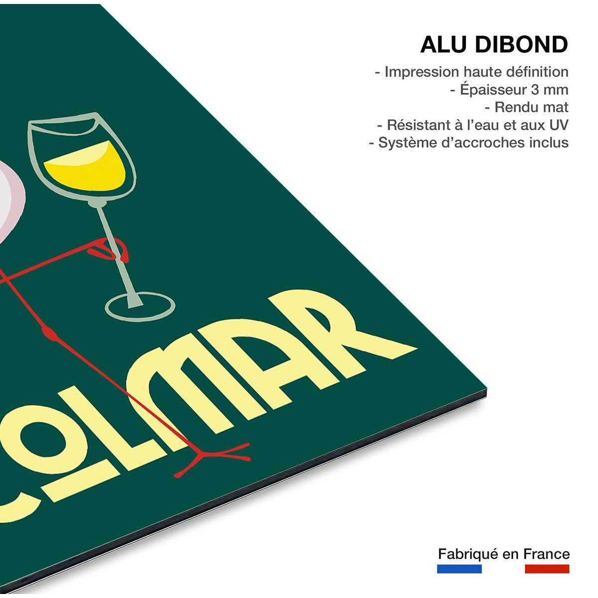 Tableau cigogne de colmar Tableau alu Dibond