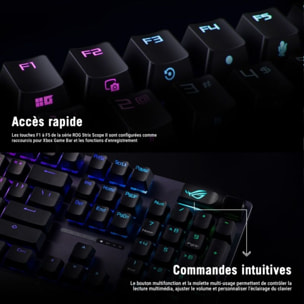 Clavier gamer sans fil ASUS ROG Strix Scope II 96 Wireless