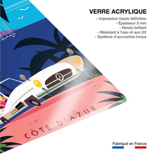 Tableau cote d azur cannes et les iles de lerins  Tableau plexiglas