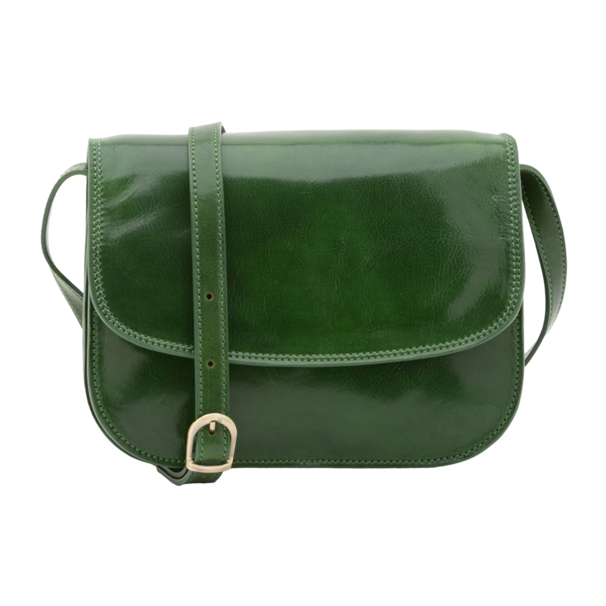 Borsa a tracolla  da donna In Vera pelle Made in Italy 27x20x12 cm