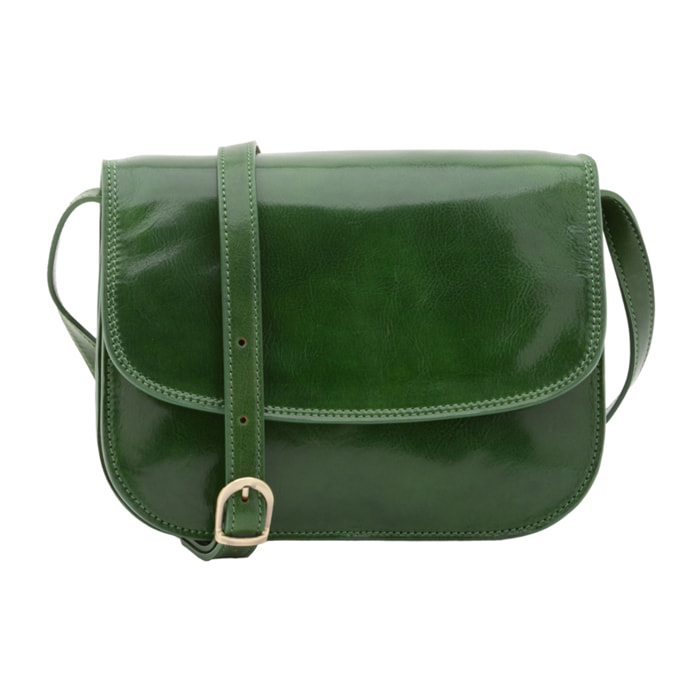 Borsa a tracolla  da donna In Vera pelle Made in Italy 27x20x12 cm