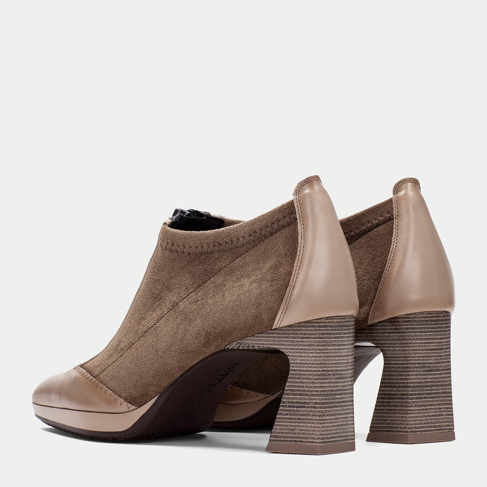 Abotinado Atlanta Taupe 7 cm