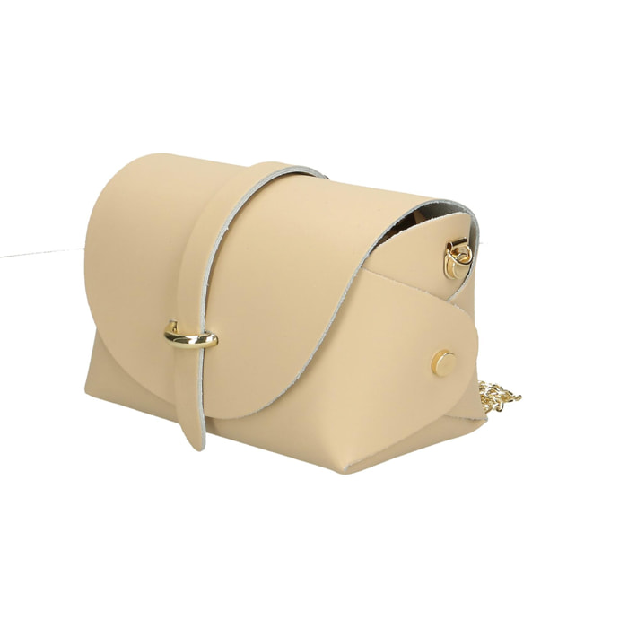 Chicca Borse Borsetta Clutch Beige