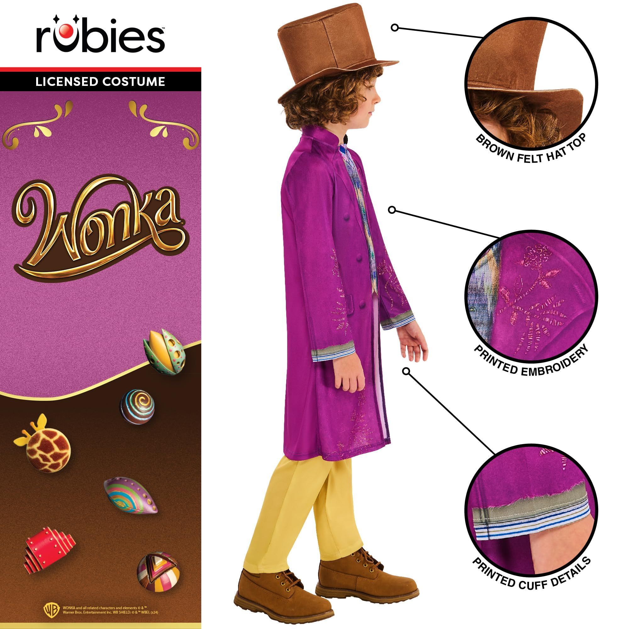 DISFRAZ WILLY WONKA DELUXE INF