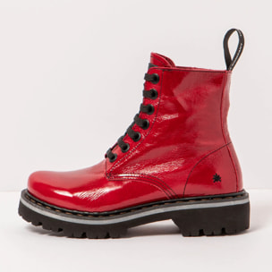 Botines 1166 PATENT FLASH RED / MARINA color Red