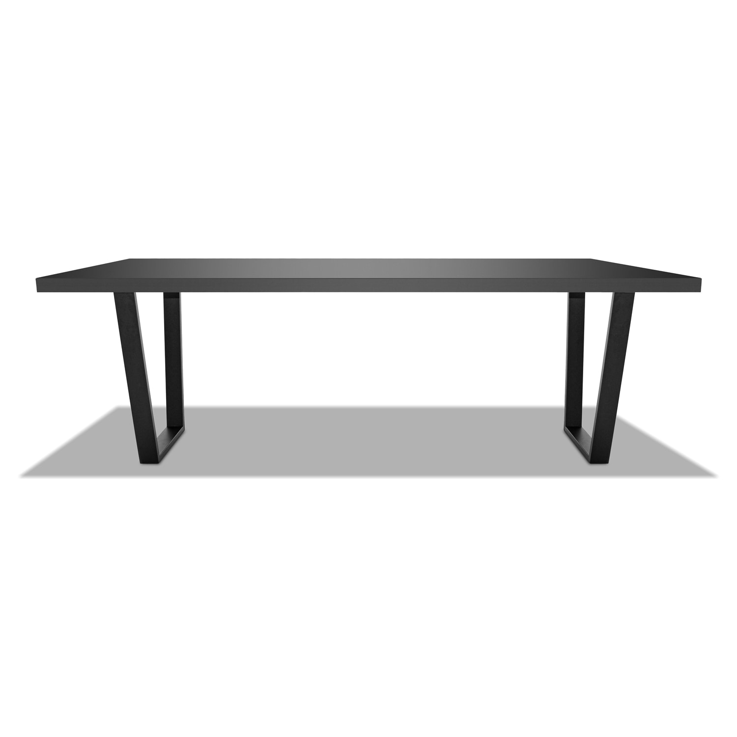 MONTERO - Ripiano per tavolo da 160x90x5cm pranzo in legno con rivestimento in laminato nero. Piano per scrivania, tavolo cucina, tavolino da caffÃ¨