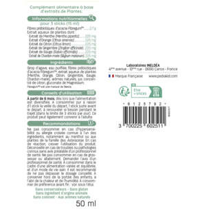 PEDIAKID - Mal des Transports - Complément alimentaire aux extraits de plantes & fibres - Aide à lutter contre les nausées et vomissements - Format sticks prêts à boire - Lot de 3