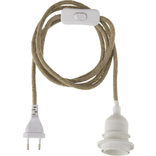 J-Line Douille Jute Beige