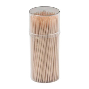 Lot de 2 boîtes de 150 cure-dents en bois chacune Fackelmann Wood Edition