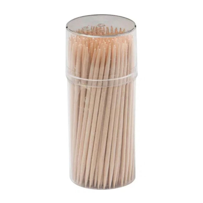 Lot de 2 boîtes de 150 cure-dents en bois chacune Fackelmann Wood Edition