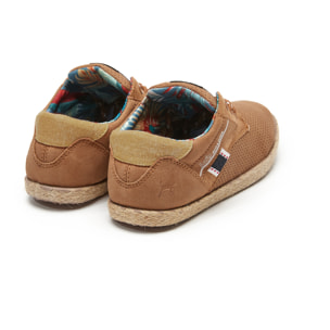 Bamba yute textil con cordones