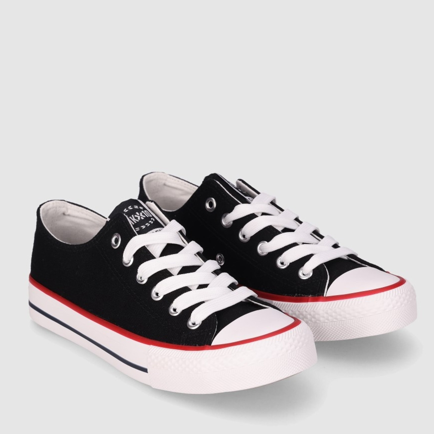 Deportivos de Tejido - Negro - Tacón: Bajo