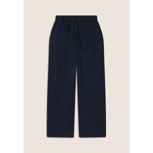 Pantaloni wide leg in Twill di Lyocell
