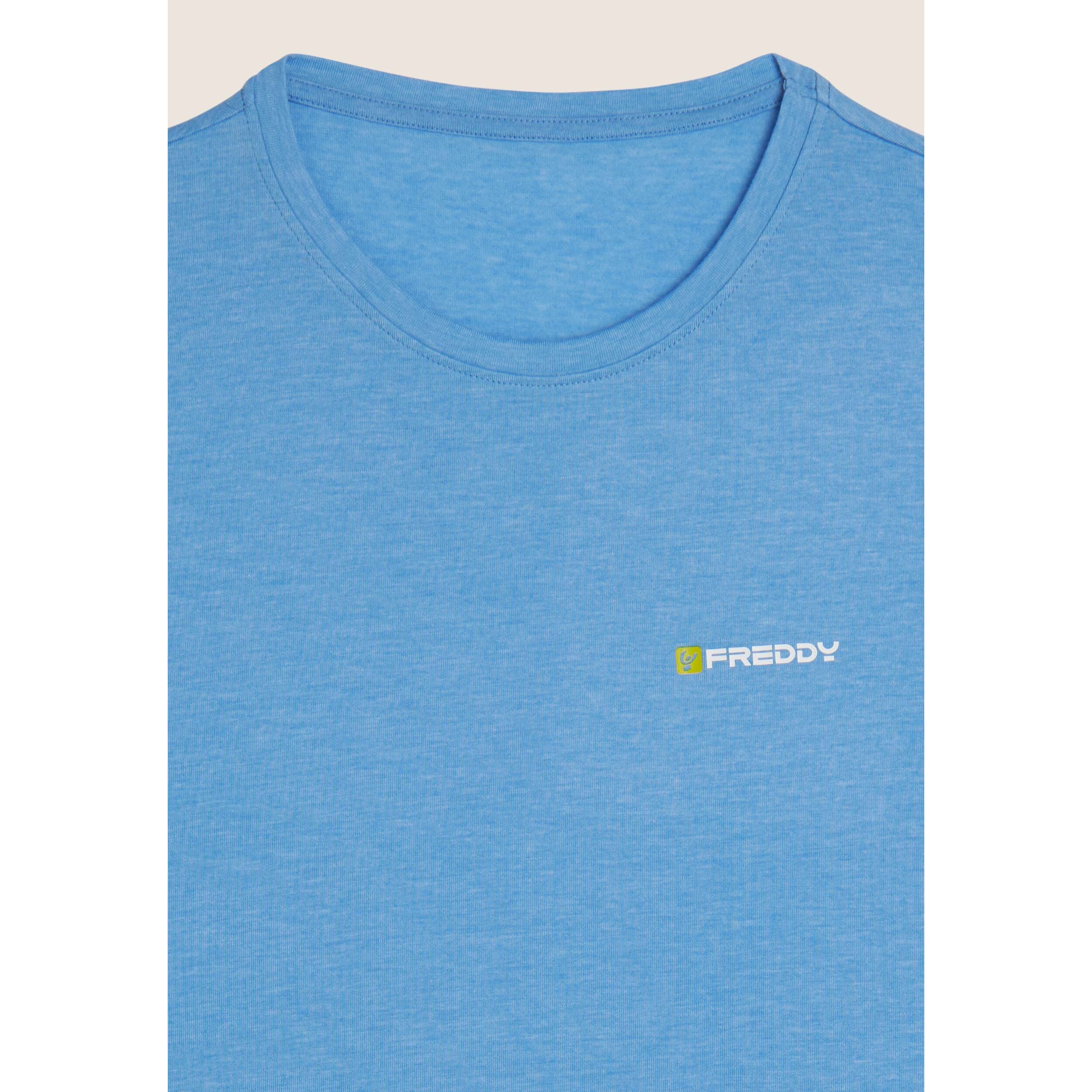 T-shirt Uomo in Cotone con Logo FREDDY Colorato