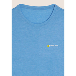 T-shirt Uomo in Cotone con Logo FREDDY Colorato