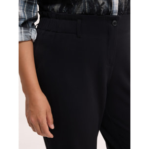 Fiorella Rubino - Pantalones Balloon con cintura elástica - Negro