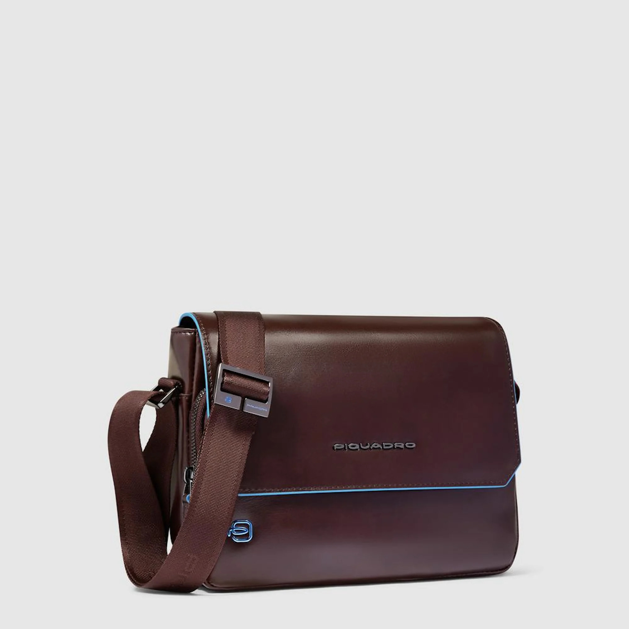 Piquadro Tracolla in pelle personalizzabile porta iPad®mini, schermata con protezione RFID