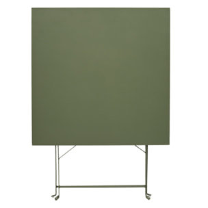 TABLE REPAS PLIANTE PALERME KAKI 70X70X71CM