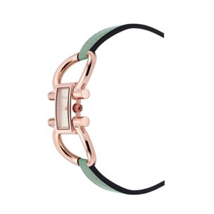 Ferragamo Reloj Analógico De Cuarzo. Double Gancini