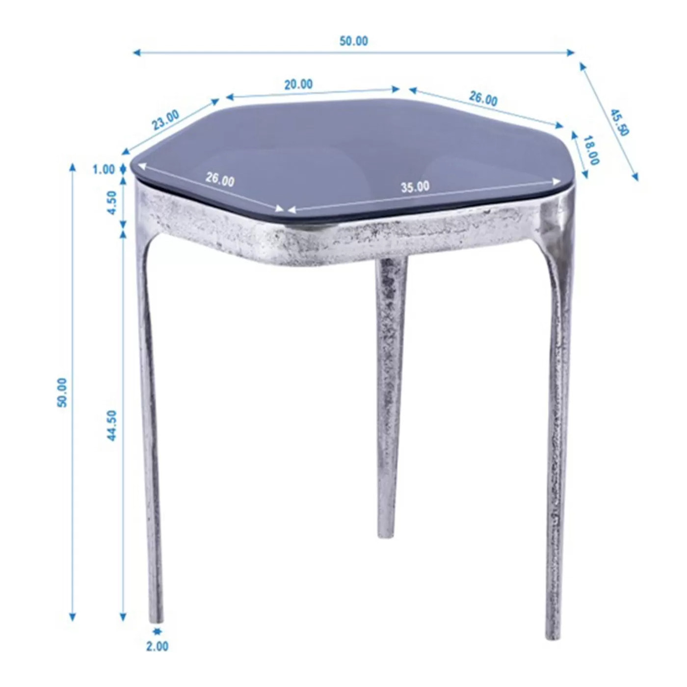 Tables d'appoint Mistral set de 2 Kare Design