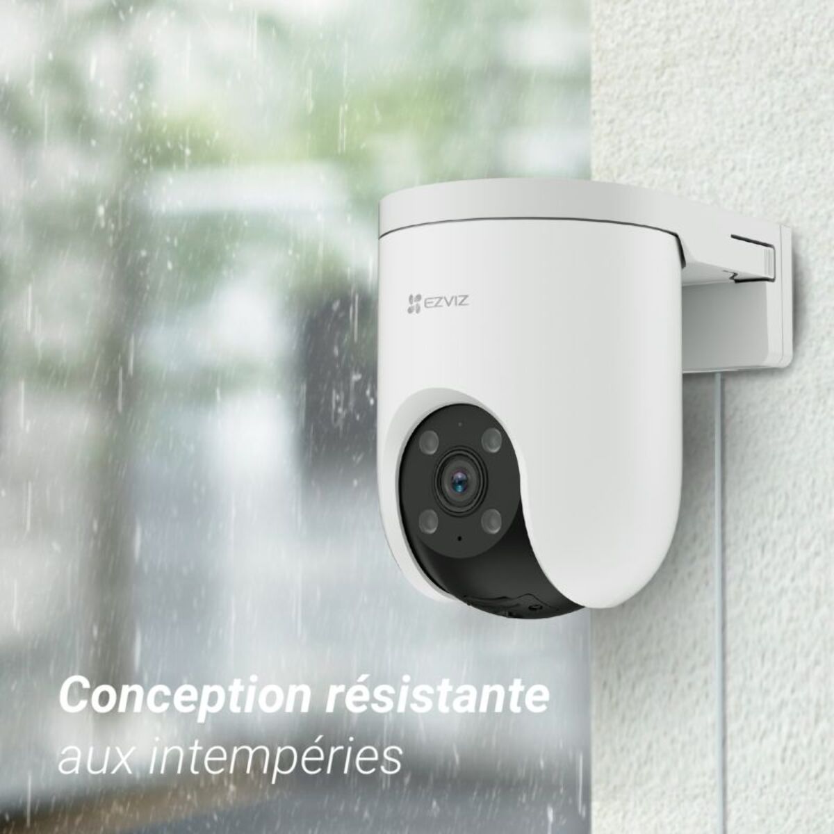 Caméra de surveillance EZVIZ Wifi exterieure motorisée H8c Poe 2K