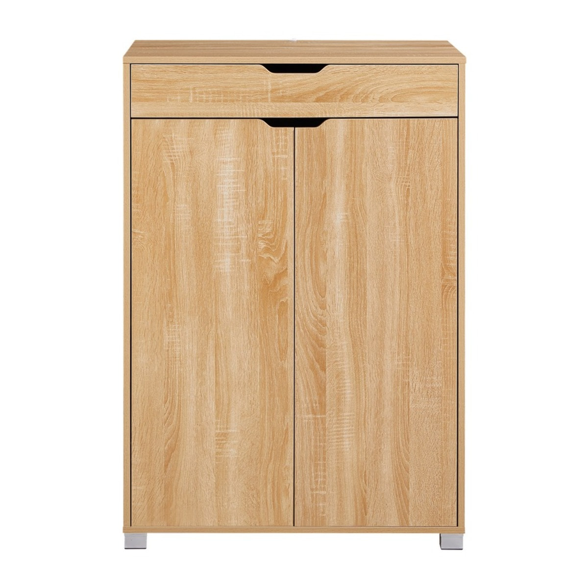 Mobiletto 2 ante e 1 cassetto rovere naturale 76