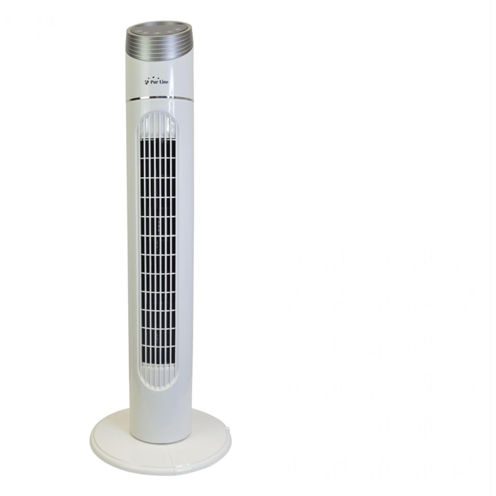 Ventilador de torre 40W con 3 velocidades y oscilación automática VENTY TO 40 PURLINE