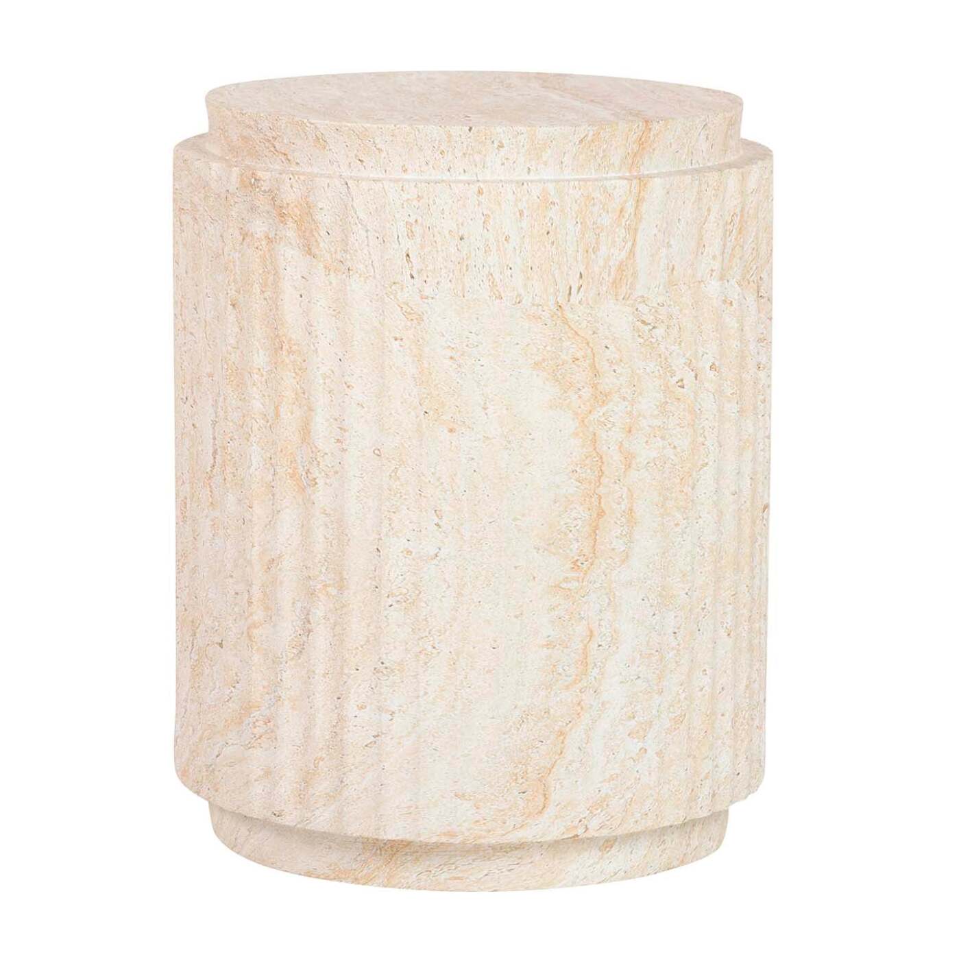 Mesa Auxiliar/taburete Marrón Sedit 36x36x45 Cm