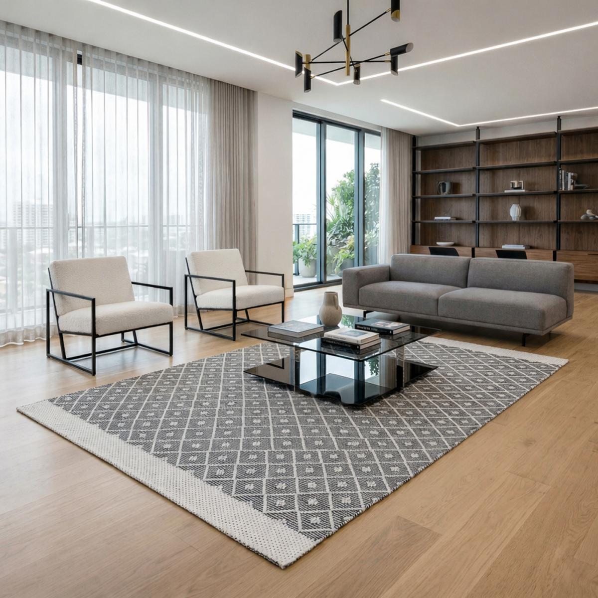 Tapis Kilim en matiére recyclé