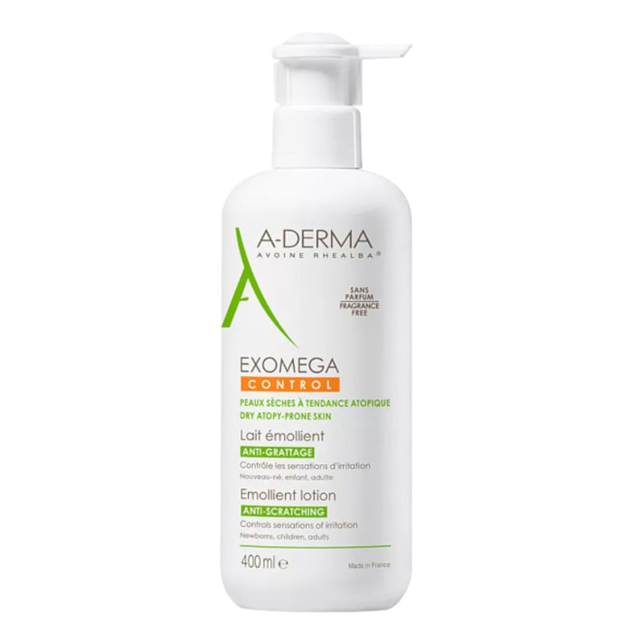Exomega Control - Lait Emollient Anti-Grattage 400 ml