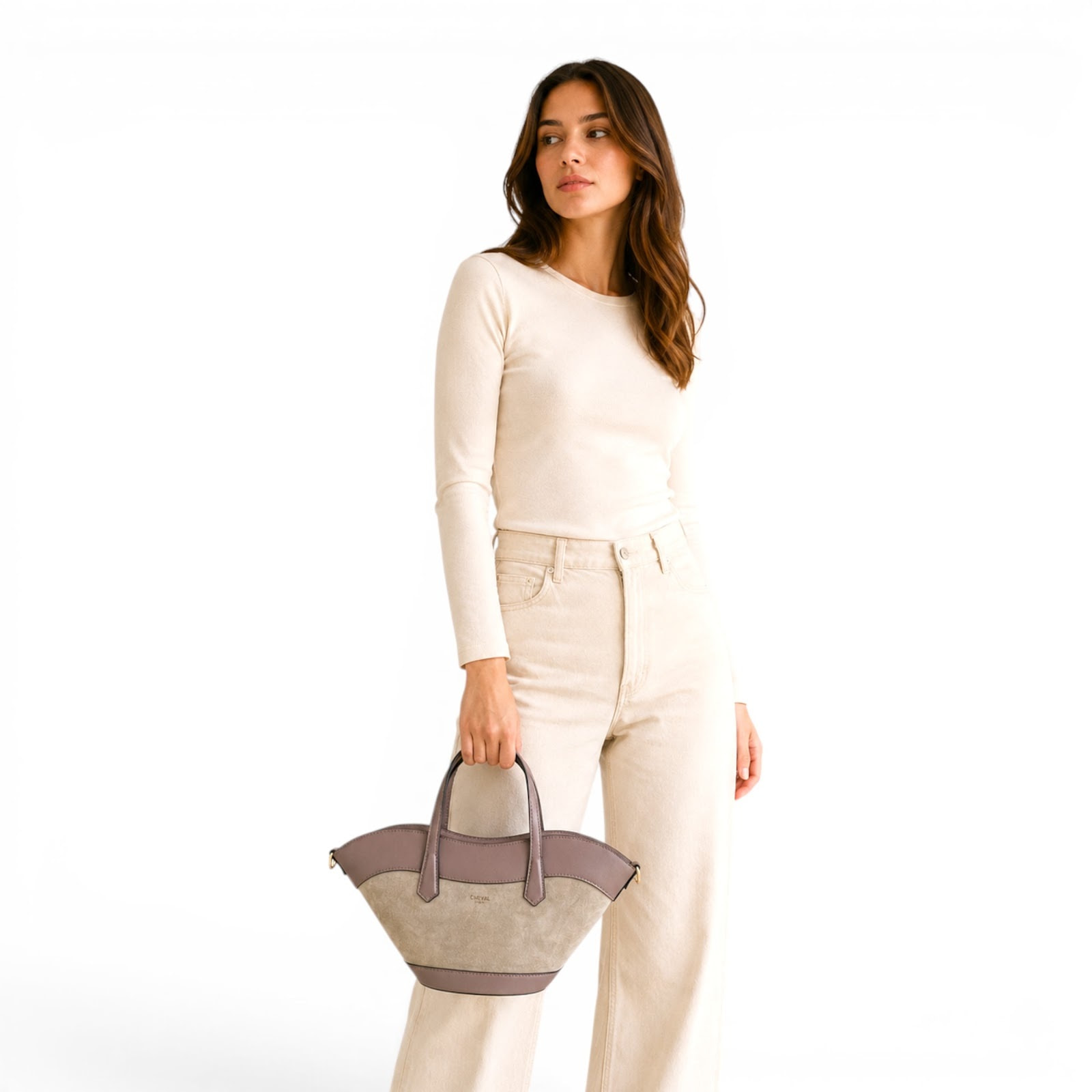 Borsa a Mano Cheval Firenze Miranda Mini F/W Taupe