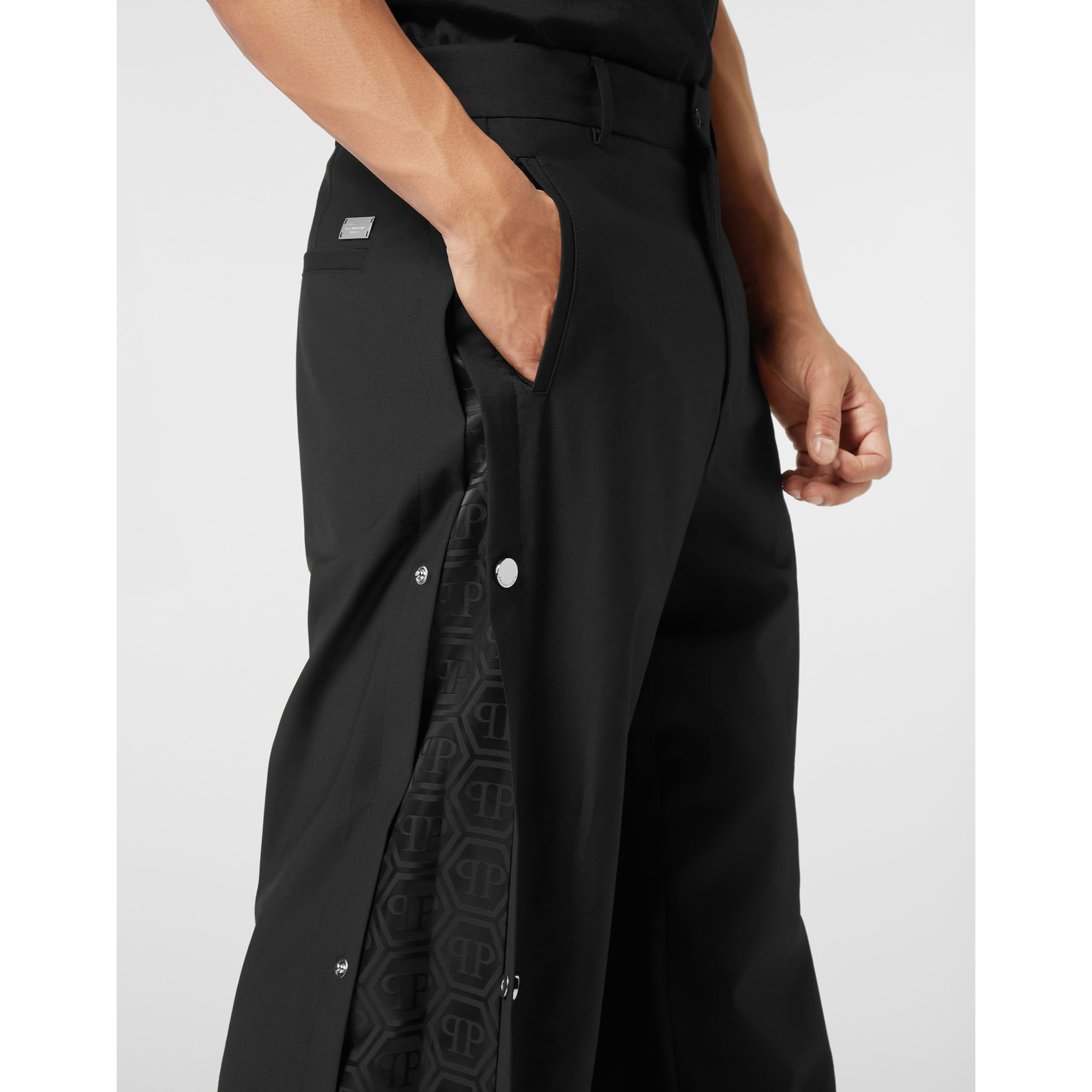 PHILIPP PLEIN Wide Leg Trousers MONOGRAM