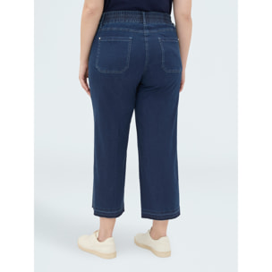 Fiorella Rubino - Jeans cropped en denim ligero - Azul