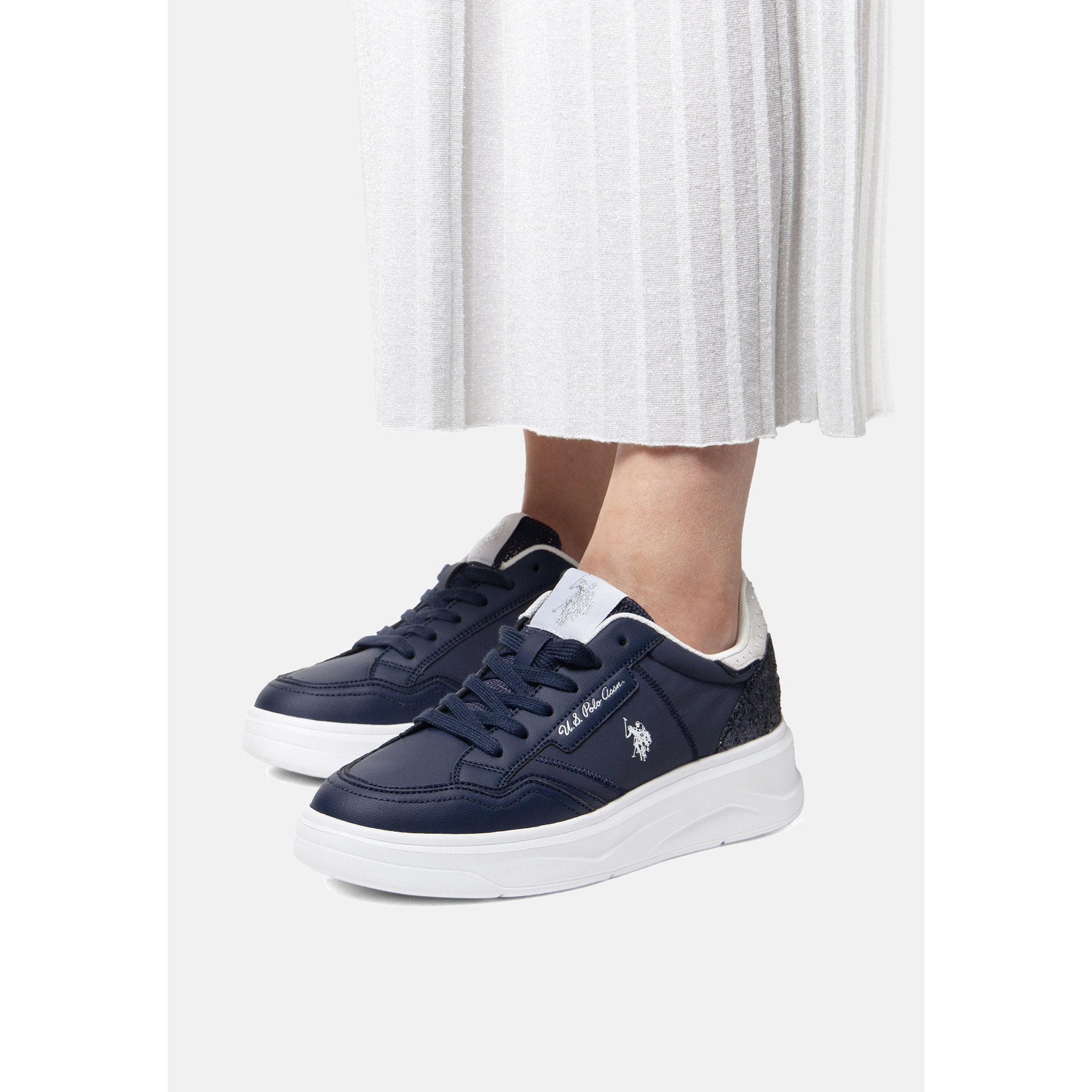 U.S. Polo Assn. - Sneakers GINGER002W/5YT1 in sintetico per donna