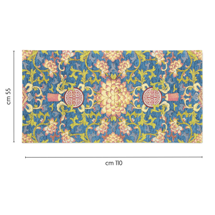 Tappetino Excelsa La Via Della Seta poliestere 55x110 cm multicolore