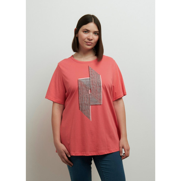 T-SHIRT ROSA SCURO CONBIPEL